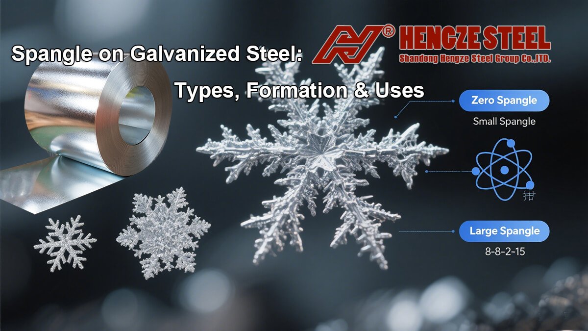 Spangle on Galvanized Steel Types