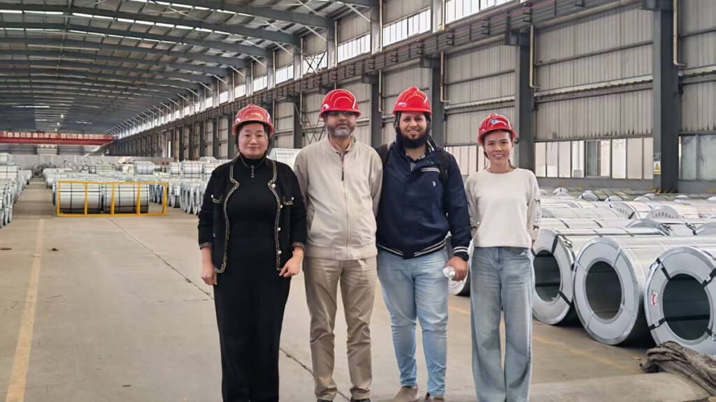 Group photo with clients