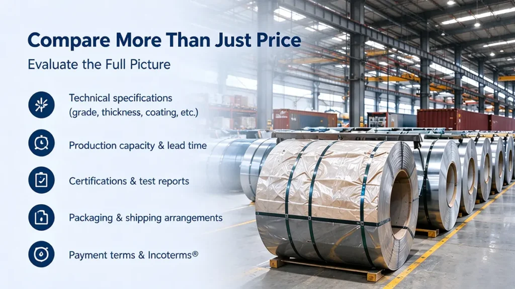 compare more than just price evaluate the full picture